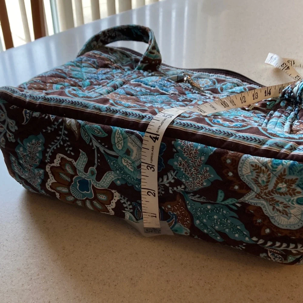 Vera Bradley Java Blue Tote Bag Made in USA - Picture 13 of 16